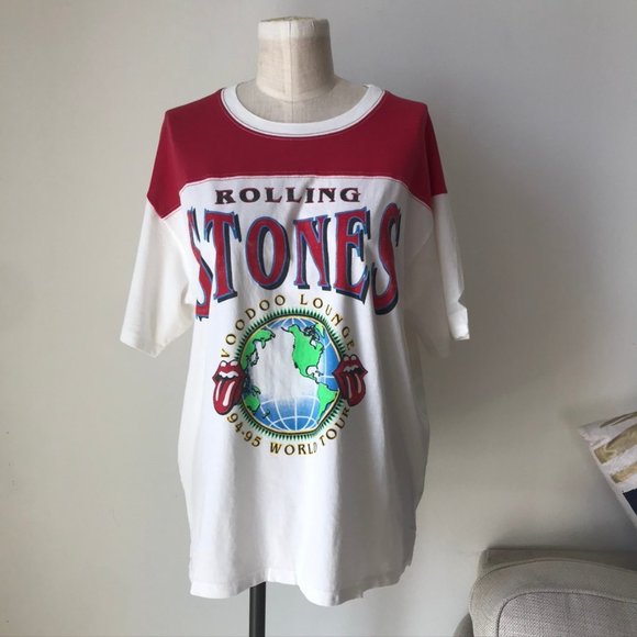 Daydreamer Rolling Stones Voodoo Lounge Varsity Top - Picture 2 of 5